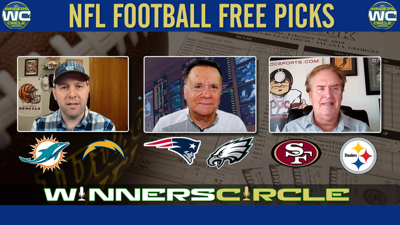 NFL Football Free Picks: 49er's @ Steelers, Dolphins @ Chargers