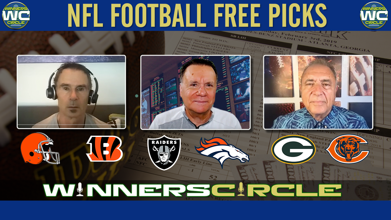 NFL Football Free Picks: Bengals/Browns, Packers/Bears & Raiders