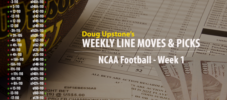 College Football Week 1 Line Moves