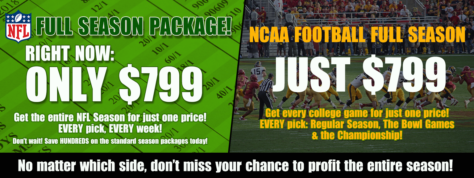 Get NFL and NCAA Football Picks all season long