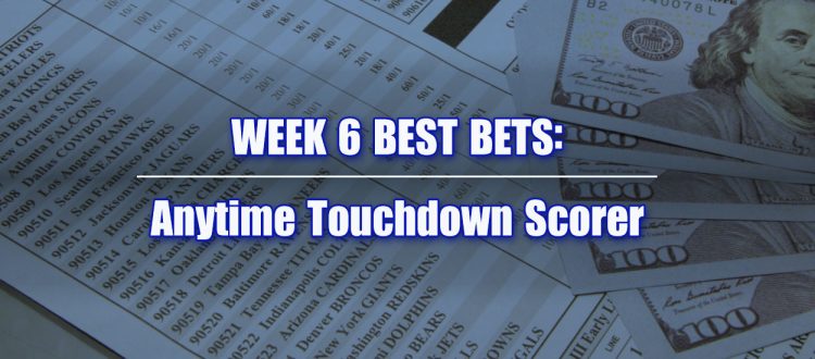 Week 6,Best Bets,Anytime Touchdown,D.J Moore,Drake London,CeeDee Lamb,Ja'Marr Chase