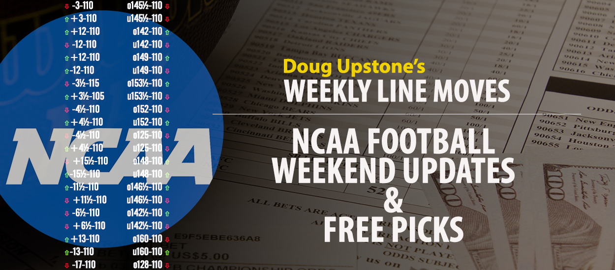 Doug Upstone,Line Moves,College Football,Week 13,Notre Dame,Army,South Flordia,Tulsa,Wake Forest,Miami-FL,Flordia,Mississippi,Iowa State,Boston College,CFB