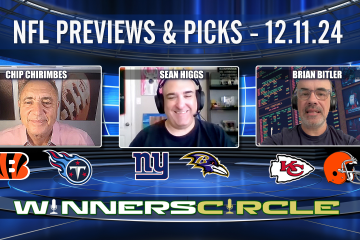 Winners Circle,Sean Higgs,Chip Chirimbes,Brian Bitler,Bengals,Titans,Chiefs,Browns,Ravens,Giants,NFL Picks,Best Bets