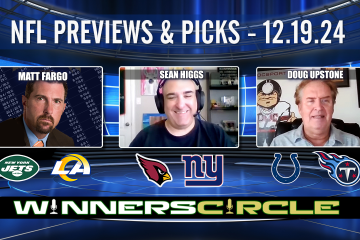 Winners Circle,Free NFL Picks,Best Bets,NFL,Sean Higgs,Doug Upstone,Matt Fargo,Rams,Jets,Titans,Colts,Giants,Falcons