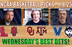 Sean Higgs,Brian Bitler,Matt Fargo,UConn,Vilanova,Ole Miss,Arkansas,Texas A&M,Oklahoma Sooners,Winners Circle,College Basketball,CBB,College Basketball Picks