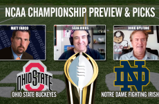 NCAA Football,College Football National Championship,CFB,Notre Dame,Ohio State,Free Picks,Doug Upstone,Chip Chirimbes,Sean Higgs,Predictions,National Championship predictions