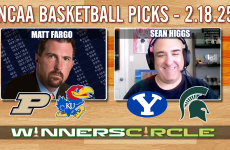 Sean Higgs,Matt Fargo,Winners Circle,College Basketball Best Bets,Today's College Basketball Picks,Purdue,BYU,Michigan State,Kansas