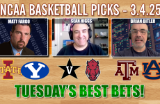 Brian Bitler,Matt Fargo,Sean Higgs,BYU,Iowa State,Vanderbilit,Arkansas,Auburn,Texas A&M,Winners Circle,Winners Circle Sports Betting Podcast,College Basketball Picks,gamblersworld.net